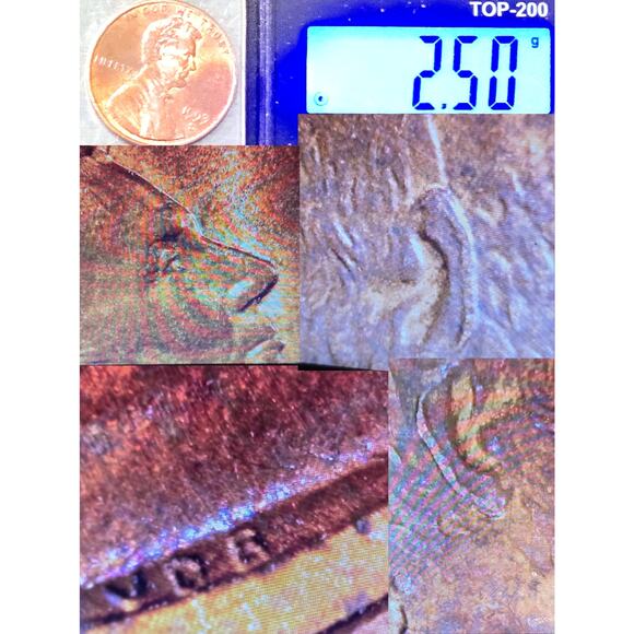 1993D Lincoln Cent Doubled Double Die Ear Xtra VDB Phantom Images Die Clash READ - Picture 2 of 10